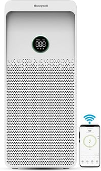 Honeywell Air touch U1 Indoor Air Purifier.ESMA Certified.Anti-Bacterial,H13 HEPA Filter,Activated Carbon Filter,removes 99.99% Pollutants Micro Allergens,UV LED, WIFI, Coverage 1085sq.ft