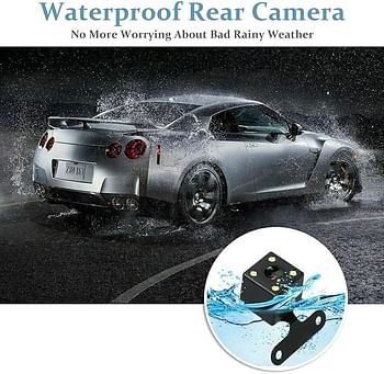 Car Video Recorder 3 Ways 1080P Dash Cam Front and Rear View Video 4 Inch Car DVR Video Recorder