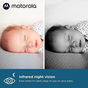 Motorola Baby Monitor 5” Video Baby Monitor Two Camera Set (VM50G-2)