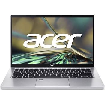 Acer Spin 3 SP314 -55N 2in1 Laptop 14 Inch FHD IPS Touch X360 Display 12th Generation Intel Core i5-1235U 10 Cores Upto 4.40GHz Processor - 8GB LPDDR4 Ram - 512Gb SSD - Intel Iris XE Graphics  -Rechargeable Active Stylus Included -  English, Arabic Keyboa