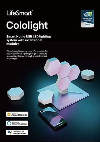 Life Smart Cololight Pro - Smart Led Light Panels 3-Pack Starter Kit LS166A3