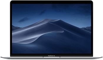 Apple MacBook Air 2019 Model MVFL2, 13-Inch, Intel Core i5, 8GB,1.6Ghz, 256GB, English Keyboard - Silver