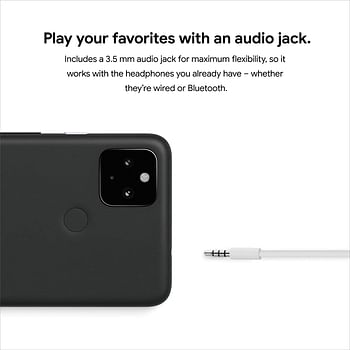 Google Pixel 4A, 5G, 128 GB - Just Black