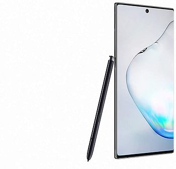 Samsung Galaxy Note 10+ Dual Sim - 256GB, 12GB, 4GLTE, Aura White -with Snapdragon Processor SM-N9750