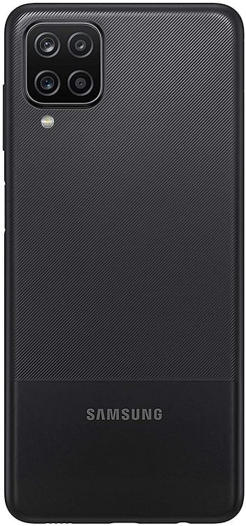 Samsung Galaxy A12 LTE Dual SIM Smartphone, 128GB Storage and 4GB RAM (UAE ), Black