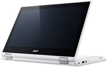 Acer R11 11.6" Convertible 2-in-1 HD IPS Touchscreen Chromebook - Intel Quad-Core Celeron N3150 1.6GHz, 4GB RAM, 32GB SSD, 802.11AC, Bluetooth, HD Webcam, HDMI, USB 3.0, 10-Hour Battery - White