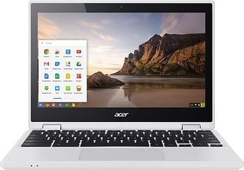 Acer R11 11.6" Convertible HD IPS Touchscreen Chromebook, Intel Celeron Dual Core up to 2.48GHz, 4GB RAM, 16GB SSD, 802.11ac, Bluetooth, HDMI, USB 3.0, Webcam, Chrome OS