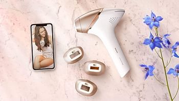 PHILIPS Lumea Prestige IPL Cordless Hair Removal Device with 4 Attachments for Body. Face. Bikini and Underarms. 3 pin. BRI956/60