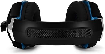 KOTION G2000 Gaming Headphone Headset Stereo Bass Over-ear Headband Mic PC Blue