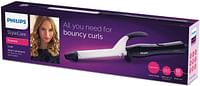 PHILIPS Stylecare Essential Hair Curler. 16mm curling barrel .Protective ceramic coating. Cool tip. 3 pin, BHB862/03. Black/White