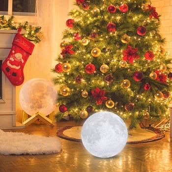 Moon Lamp 3D Led Moon Night Light Lamps USB Rechargeable Touch Control Dimmable Moon Lamp with Stand Creative Moon Light Room Decor for Kids Women (cold light)