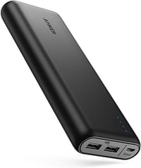 Power Bank Anker PowerCore 20100mAh - Ultra High Capacity Portable Charger with 4.8A Output and PowerIQ Technology, External Battery Pack for iPhone, iPad & Samsung Galaxy & More (Black)