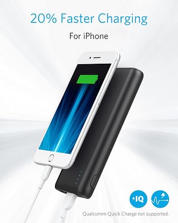 Power Bank Anker PowerCore 20100mAh - Ultra High Capacity Portable Charger with 4.8A Output and PowerIQ Technology, External Battery Pack for iPhone, iPad & Samsung Galaxy & More (Black)