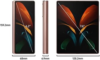 Samsung Galaxy Z Fold2, 256GB, 12GB RAM, 5G Mystic Bronze