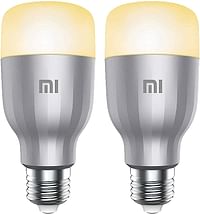 Xiaomi 2PCS MI Smart LED Bulb Colorful 950 Lumens 69W Bulb Voice Control work with Google Alexa assistant