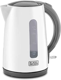 Black+Decker Concealed Coil Kettle 1.7 litres Jc70-B5 - White