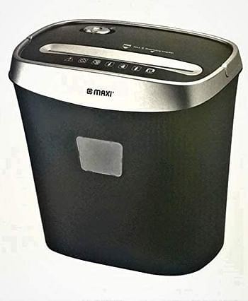 Maxi Cross Cut Shredder 060C 6 Sheets - Black