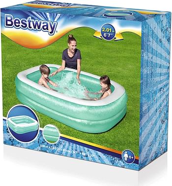 Bestway Pool Blue Rectangular 201X150X51, 54005