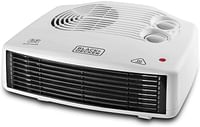 Black+Decker 2400W Horizontal Fan Heater , White - HX230-B5