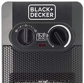 Black+Decker 2000W PTC Fan Heater, Black - HX340-B5, 1