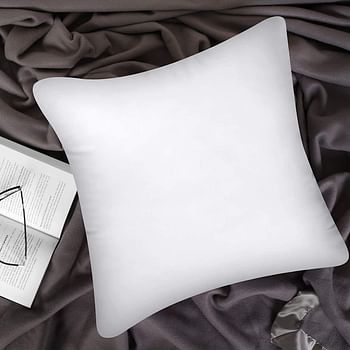 Hotel Linen Klub HTK- CF3PC-NW Cushion Filler Pack of 3pcs Fabric Non Woven, Filling 350 Grams Non Siliconized Fiber - Size : 45 x 45cm - White