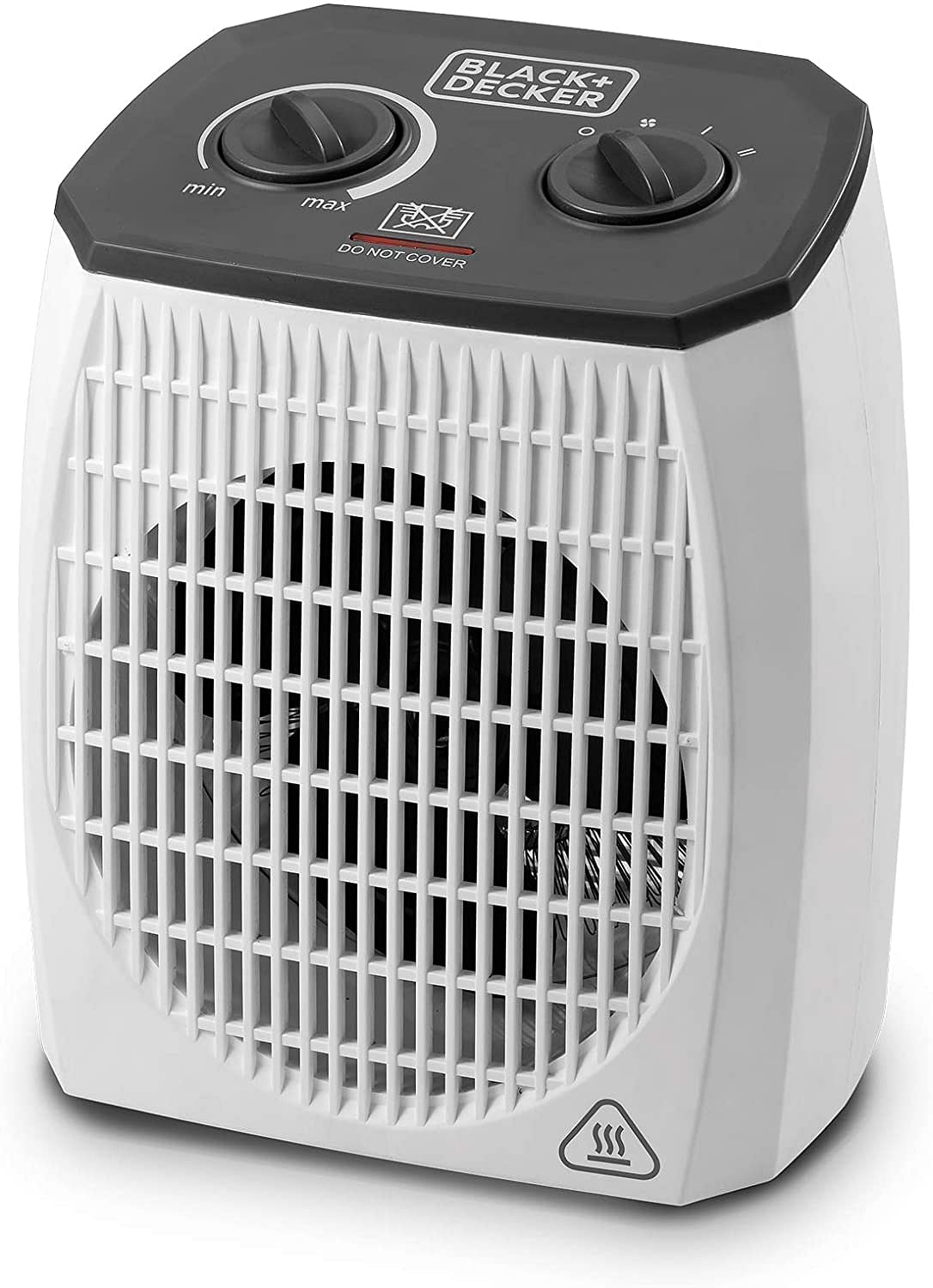 Black+Decker 2000W Vertical Fan Heater 1.44 kg HX310 - White