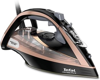 TEFAL Steam Iron Ultimate Pure Iron Steamer  3100 W  350 ml With Calc Remover Durilium Airglide Non-Stick Soleplate Technology