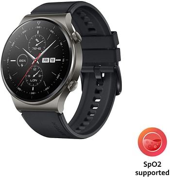HUAWEI WATCH GT 2 Pro Smartwatch, 1.39" AMOLED HD Touchscreen,46mm,Bluetooth, GPS- Night Black