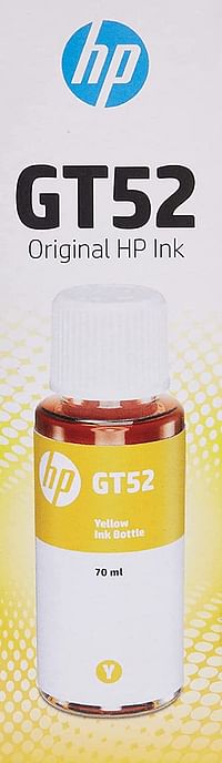 زجاجة حبر HP GT52‎ أصلية صفراء [ M0H56AE ]