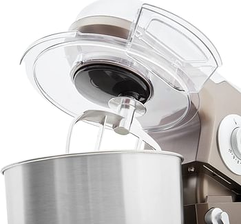 Nikai KITCHEN MACHINE 6.5 Stainless steel 304 bowl with coverNSM650A, Silver - One Size