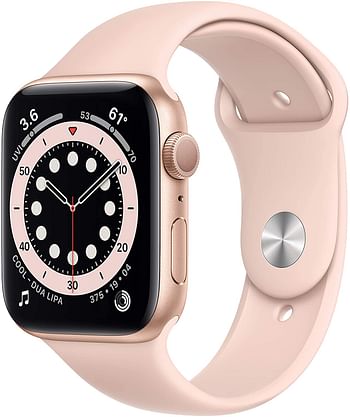 Apple Watch Series 6 (40mm, GPS + Cellular) Gold Aluminum Case with Pink Sand Sport Band