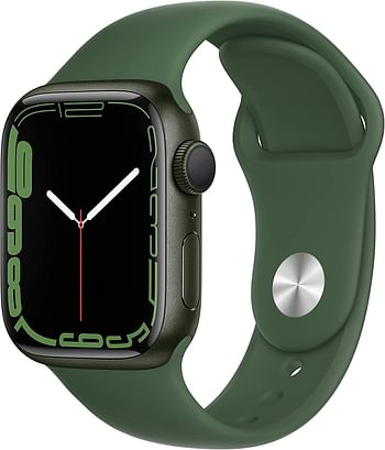 Apple Watch Series 7  GPS Aluminum Case with Abyss Blue Sport Band 41mm - Blue