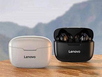 Lenovo XT90 Wireless Headphones, HD Stereo Headphones, Bluetooth 5.0 Touch Control Headphones, With Microphone, 300 MAh - Black
