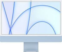 2021 Apple iMac (24-inch, Apple M1 chip with 8‑core CPU and 7‑core GPU, 2 ports, 8GB RAM, 256GB) - Blue