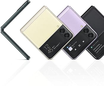 SAMSUNG Galaxy Z Flip3 5G Single SIM and e SIM Smartphone 128GB Storage and 8GB RAM - Cream