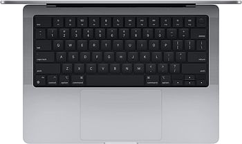 ابل ماك بوك برو 2021، شاشة 14 بوصة، شريحة Apple M1 Pro، لوحة مفاتيح باللغة الإنجليزية، رام 16 جيجابايت، 512 جيجابايت - فضي