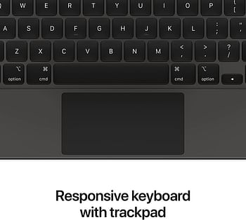 لوحة مفاتيح أبل MJQK3LL/A السحرية لآيباد برو 11 بوصة الجيل الثالث - أبيض
