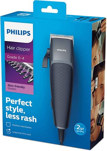 Philips Home Hair Clipper, HC3100/13 - Black/Grey