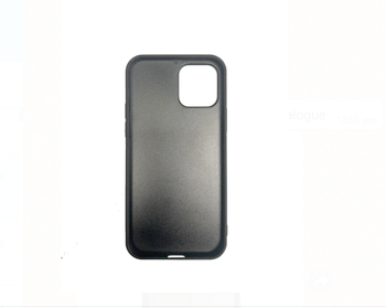 جراب بتصميم جلد لهاتف iPhone 12 وiPhone 12 Pro، حماية كاملة - مقاوم للصدمات - نمط أسود من جلد البولي يوريثان لهاتف iPhone 12 وiPhone 12 Pro 6. 1 بوصة"