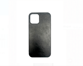 جراب بتصميم جلد لهاتف iPhone 12 وiPhone 12 Pro، حماية كاملة - مقاوم للصدمات - نمط أسود من جلد البولي يوريثان لهاتف iPhone 12 وiPhone 12 Pro 6. 1 بوصة"