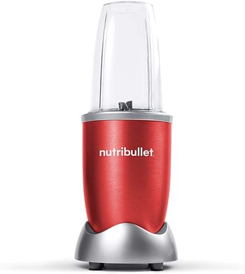 NutriBullet Food Blender Multi-Function High-Speed Blender Mixer System With Nutrient Extractor 9 piece NBR-1212R - Red