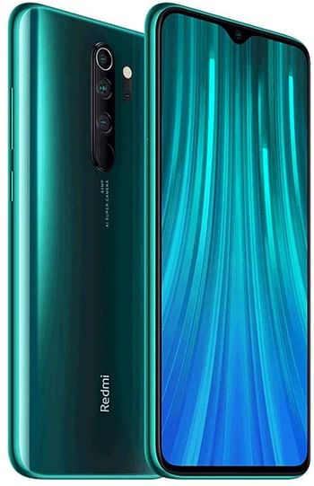 Xiaomi Redmi Note 8 Pro Smartphone, Dual SIM, 64GB, 6GB RAM, Forest Green