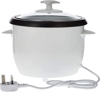 Black+Decker 1 litre Non-Stick Rice Cooker, White - RC1050-B5