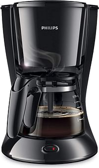 ماكينة تحضير القهوة HD7432 / 20 من المجموعة اليومية من فيليبس، اسود