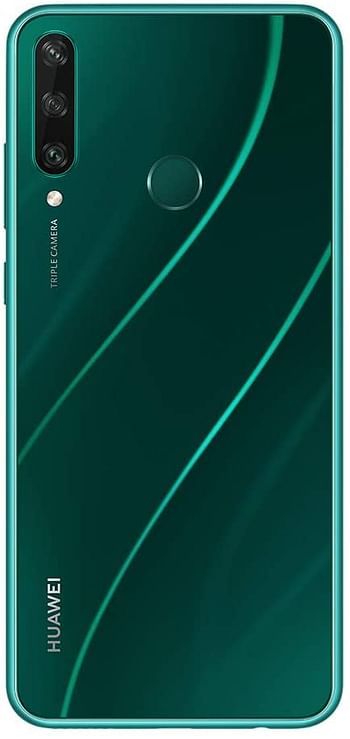 Huawei Y6p Smartphone with 6.3" Dewdrop Display(3 GB RAM+64 GB ROM, Octa-core Processor, 13MP Triple Camera, ultra wide angle lens, 5000 mAh Large Battery), Green