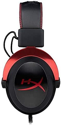 HyperX Cloud II Gaming Headset for PC & PS4 & Xbox One, Nintendo Switch (KHX-HSCP-RD), 17 x 12 x 7 cm - Red