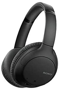 Sony WH-CH710N Noise Cancelling Wireless Headphones : Bluetooth Over The Ear Headset with Mic for Phone-Call, 35 Hours Battery Life, Quick Charge and Google Assitant - Black