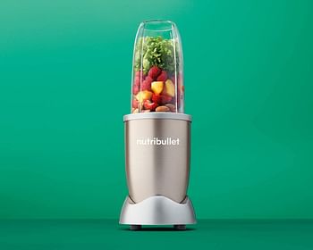 Nutribullet 900 Watts, 9 Piece Set, Multi-Function High Speed Blender, Mixer System with Nutrient Extractor, Smoothie Maker, Copper Gold