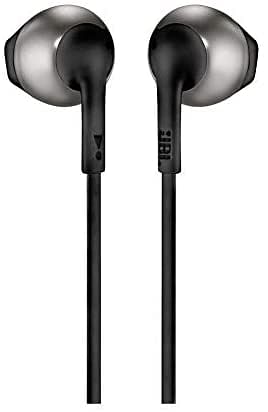 JBL T205 In-Ear Binaural Wired Black – Headphones (Wired, In-Ear, Binaural, Intraaural, 20 – 20000 Hz), JBLt205Blk - Black