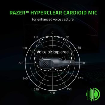 Razer Black Shark V2 X Gaming Headset, 7.1 Surround Sound, 50mm Drivers, Memory Foam Pad for PC, PlayStation 4, Nintendo Switch, 3.5mm Headphone Jack - Black - RZ04-03240100-R3M1